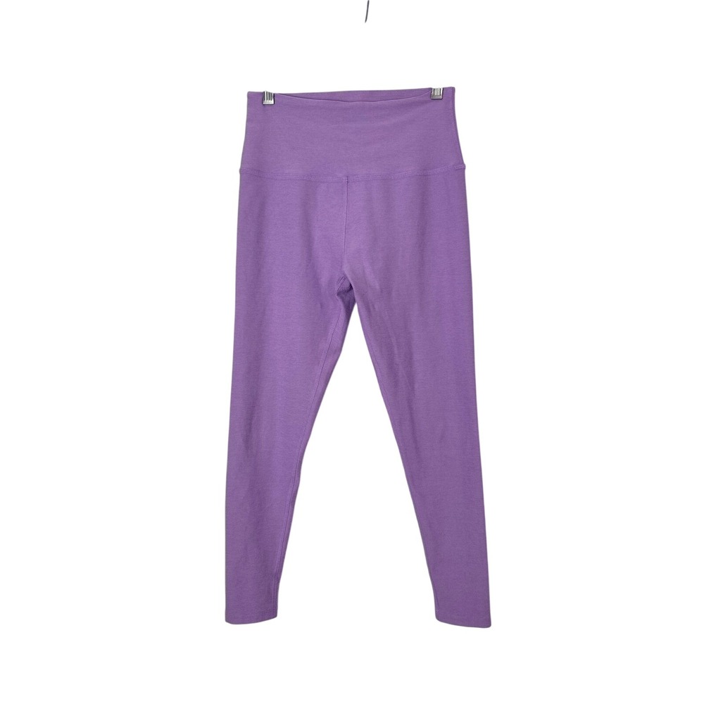 Beyond Yoga Light Purple Leggings Womens Medium Pilates Gym Soft Comfort Stretch